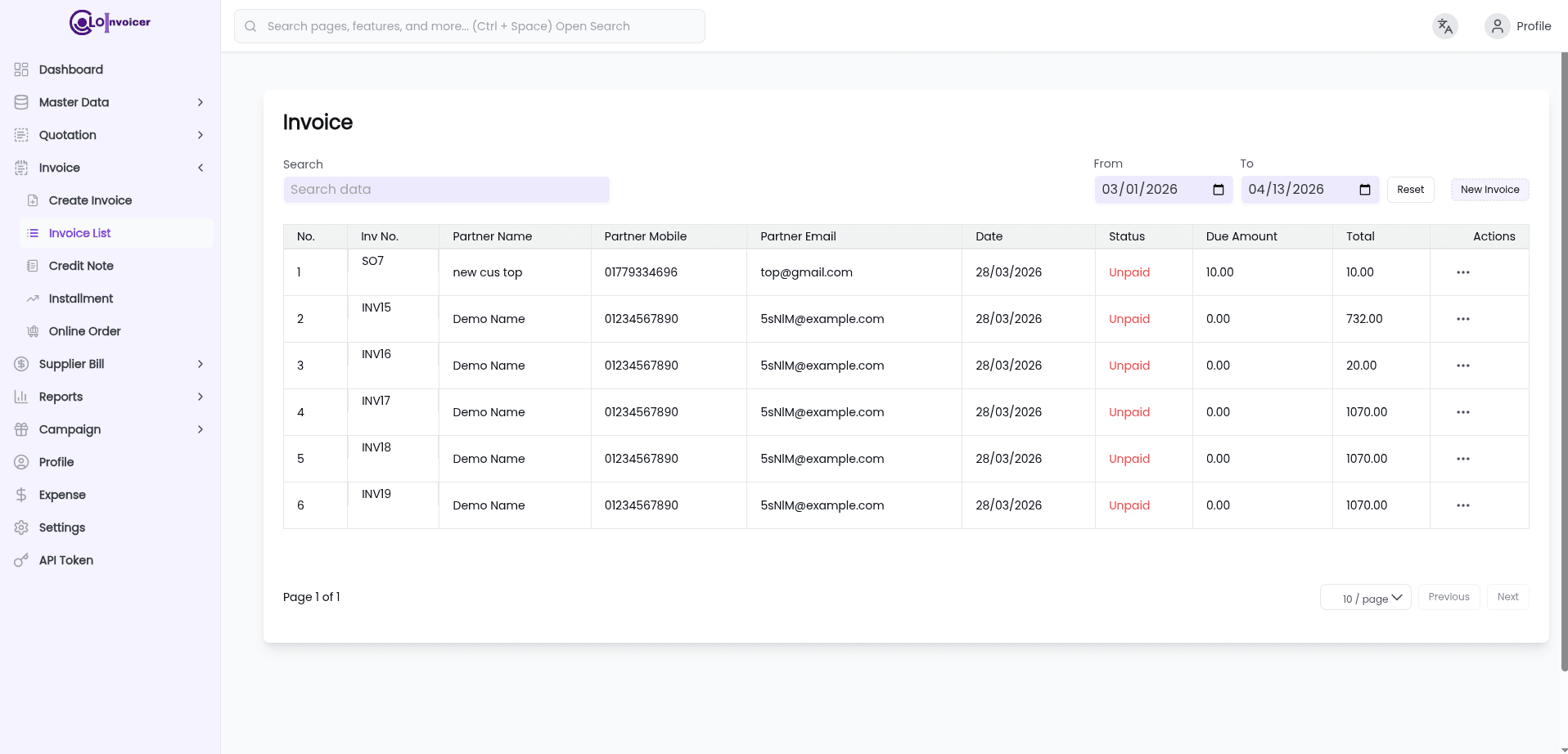 Invoice management is now a breeze — all invoices in one place!